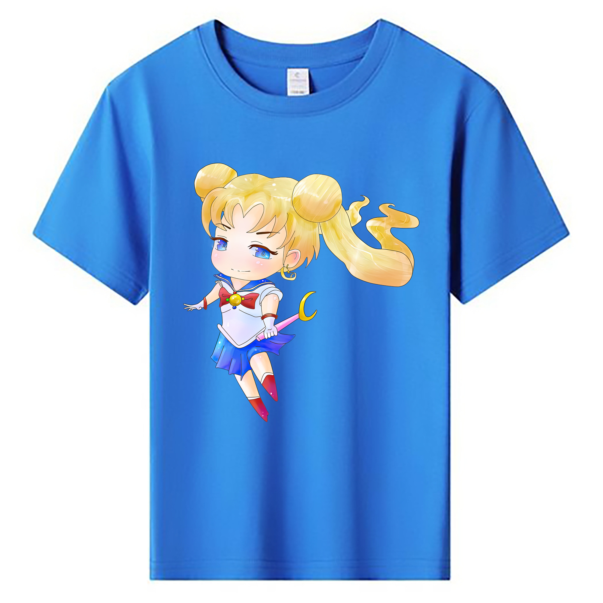 （画像用） 美少女戦士セーラームーン 愛野 美奈子 あいの みなこ Sailor Moon Aino Minako 綿100％キッズTシャツ（フロントプリント）